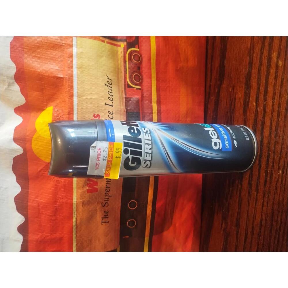 Y2K Gillette Aloe sensitive skin shaving gel